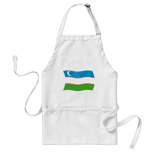 Delantal de la bandera de Uzbekistán (Frente)