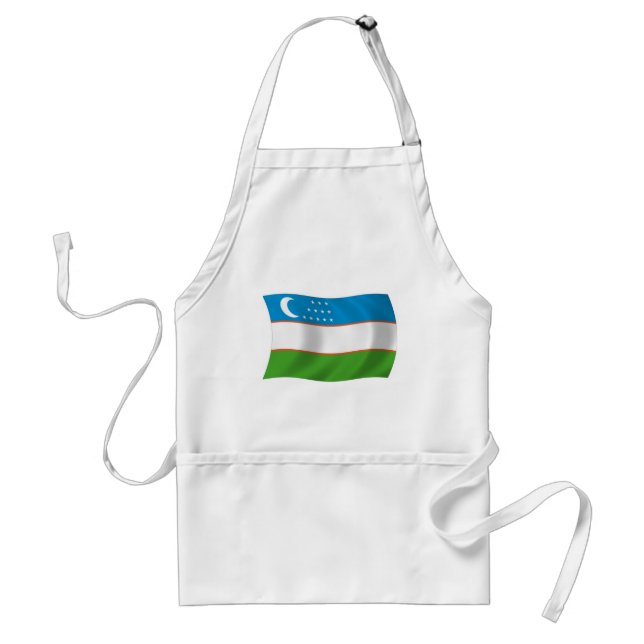 Delantal de la bandera de Uzbekistán (Frente)