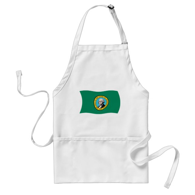 Delantal de la bandera de Washington (Frente)