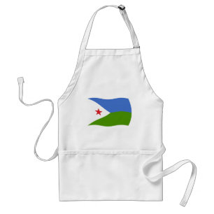 Delantal de la bandera de Yibuti