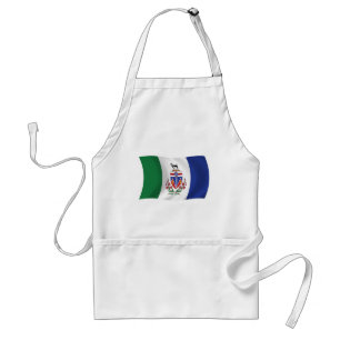 Delantal de la bandera de Yukon
