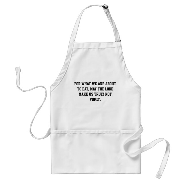 Delantal de la cita de Gordon Ramsay (Frente)