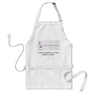 Delantal de la cocina de la prueba de no su mamá
