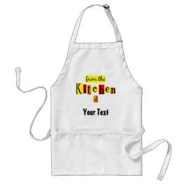 Delantal De la cocina del retro Personalizado Apron