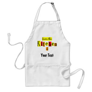 Delantal De la cocina del retro Personalizado Apron