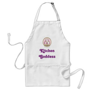 delantal de la diosa de la cocina