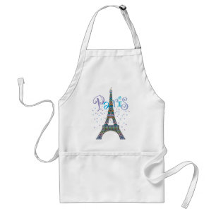 Delantal de la fantasía de la torre Eiffel