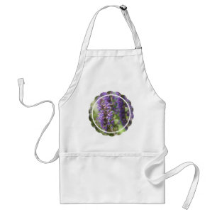 Delantal de la flor de la lavanda