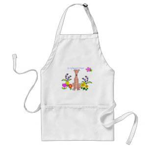 Delantal de la mamá del cervatillo del galgo