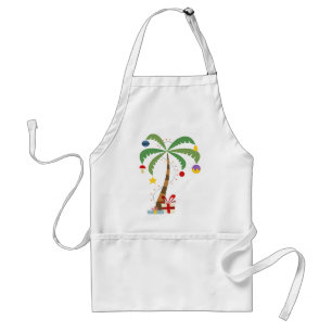 Delantal de la palma del navidad
