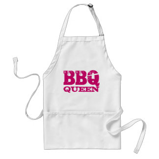 Delantal de la reina del Bbq para las mujeres