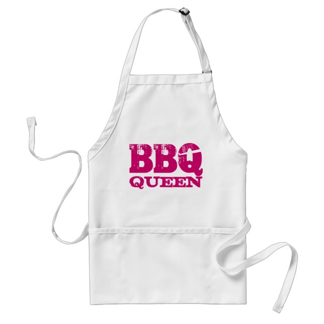 Delantal de la reina del Bbq para las mujeres (Frente)