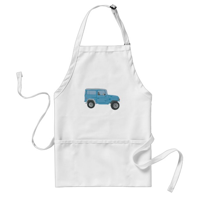 Delantal de Land Cruiser Azul (Frente)