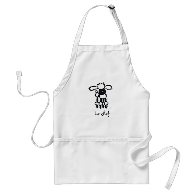 Delantal de Le Poodle Chef (Frente)