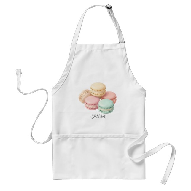 Delantal de Macarón – Dulce Delantal de Cocina de  (Frente)