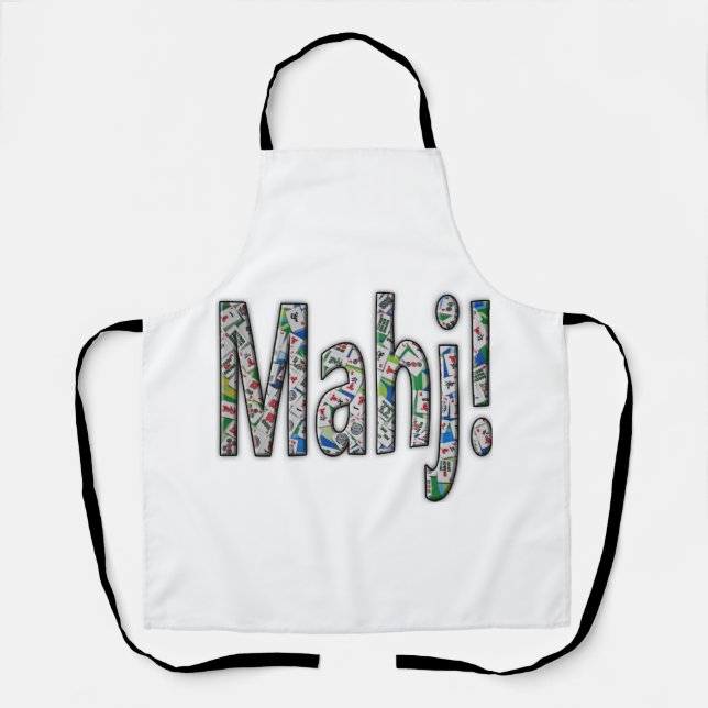 Delantal de Mahjong - Mahj! (Anverso)