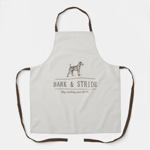Delantal de marca de negocio de paseo de perros co