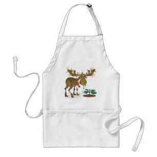 Delantal de Moose~ del navidad