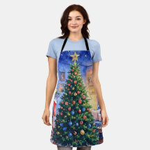 delantal de Navidad