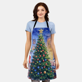delantal de Navidad