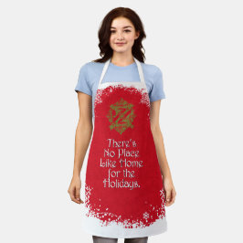 DELANTAL DE NAVIDAD CLÁSICO DE OZ - HOGAR PARA LAS