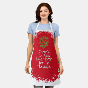 DELANTAL DE NAVIDAD CLÁSICO DE OZ - HOGAR PARA LAS
