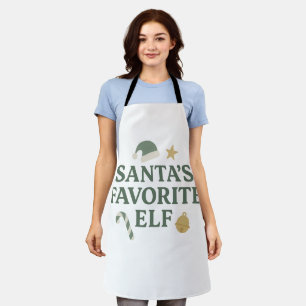 Delantal de Navidad para Hornear - El Elfo Favorit