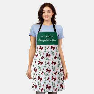 Delantal de Navidad Personalizado para el Equipo d
