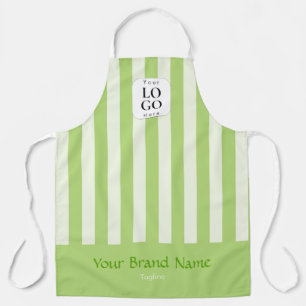 Delantal de Negocios con Logo Personalizado Verde
