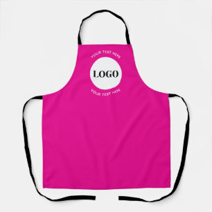 Delantal de Negocios con Logotipo y Texto Minimali