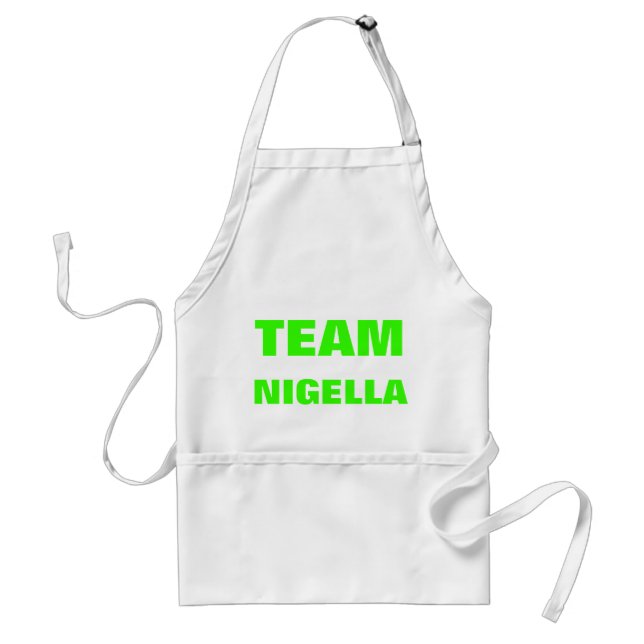 Delantal de Nigella del equipo (Frente)
