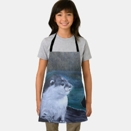 Delantal de nutria para niño