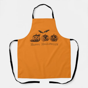 Delantal de otoño/Halloween/calabaza