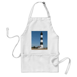 Delantal de Outer Banks NC del faro de la isla de