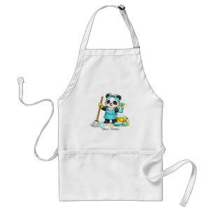 Delantal de Panda Limpieza Kawaii Adorable