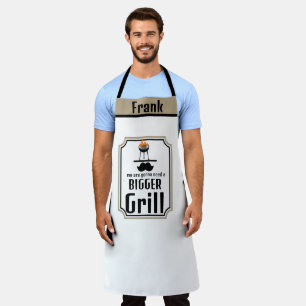 Delantal de Papá BBQ Parrilla Personalizada - Rega