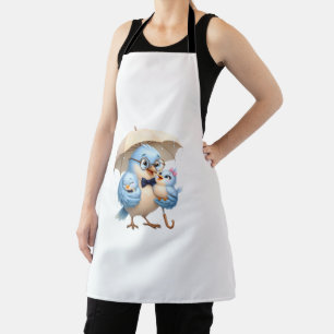 Delantal de Papá Pájaro Arte de Cocina Familiar