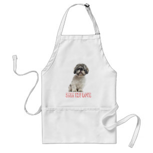 Delantal de perro cachorro amor Shih Tzu