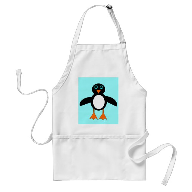 Delantal de Pingüino Adorable (Frente)
