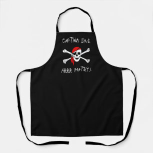Delantal de Pirata Personalizado ARRR Matey