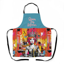 Delantal de Pop Art "Reina de la Cocina"