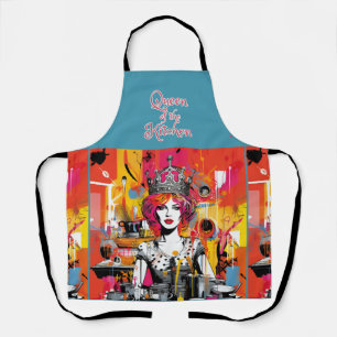 Delantal de Pop Art "Reina de la Cocina"