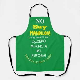 delantal de reloj redondo mandilon