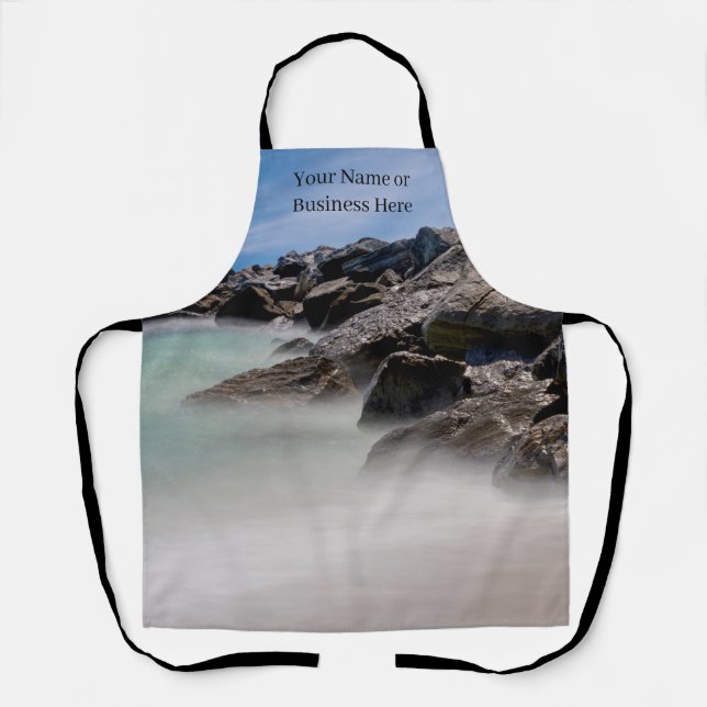 Delantal de Rocas y Olas de Shell Island (Anverso)