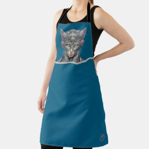 Delantal de Ser Felino Plateado