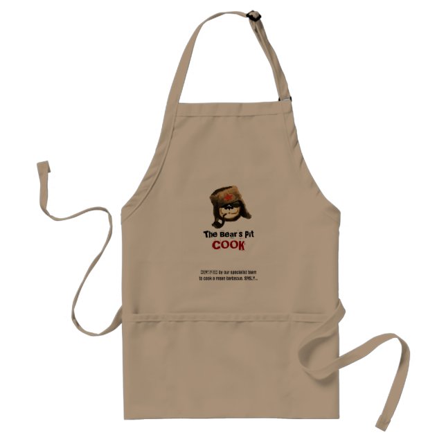 Delantal de Shanga del "cocinero certificado" de (Frente)