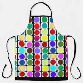 Delantal De vuelta a la escuela, acuarelas,