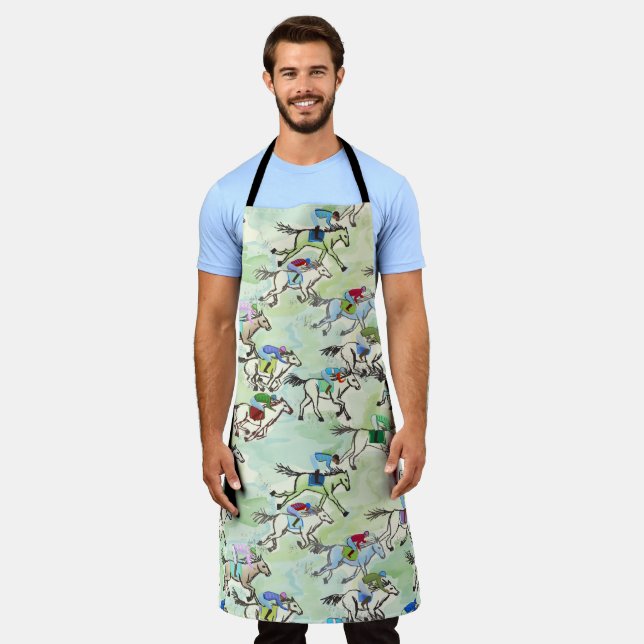 Delantal De vuelta al Apron de las carreras (Gastado)