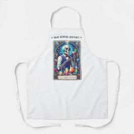 Delantal Dead Serious Cocktails Tarot Bartender