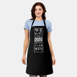 Delantal debemos obedecer a Dios antes que a los hombres